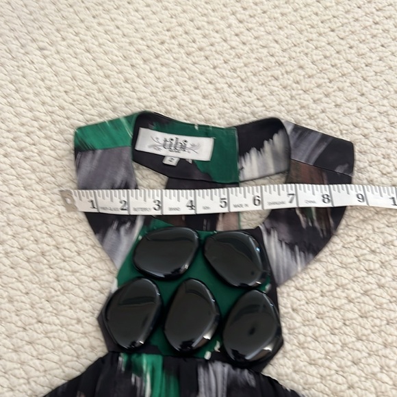 EUC Vintage Tibi silk maxi dress size 2 - Picture 7 of 14